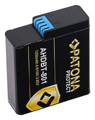 Patona 13325 Protect AHDBT-801 Gopro Hero5, Hero6, Hero7, Hero8 Batarya