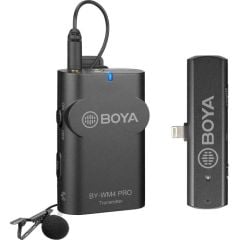 Boya BY-WM4 PRO-K3 iPhone iPad iPod iOS Uyumlu Kablosuz Yaka Mikrofonu