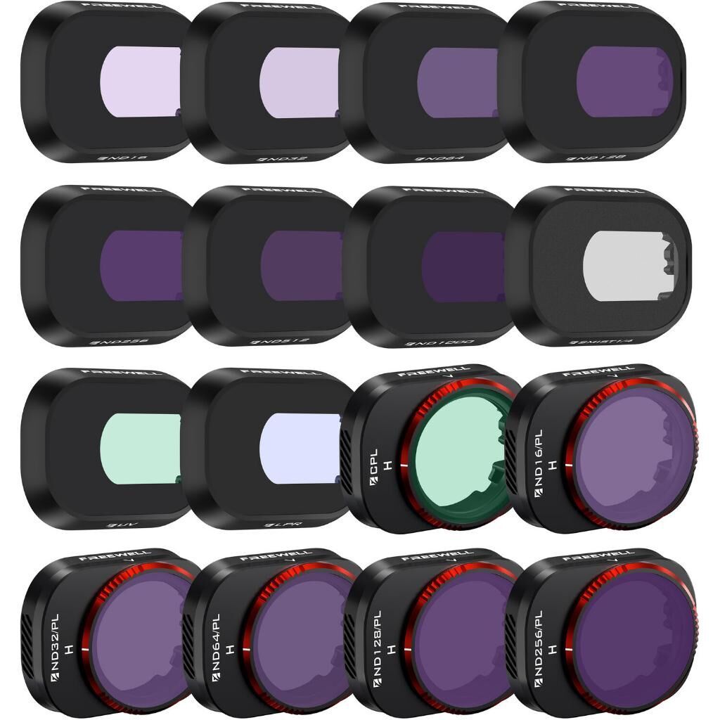 Freewell Mega Limited Edition 16 Pack UV/CPL/LPR/Snow Mist Filtre Seti (DJI Mini 4 Pro) FW-MN4-MEGA