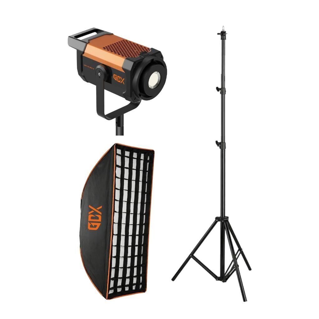 GDX CN-300C II Video ve Fotoğraf Sürekli Tekli Işık Seti