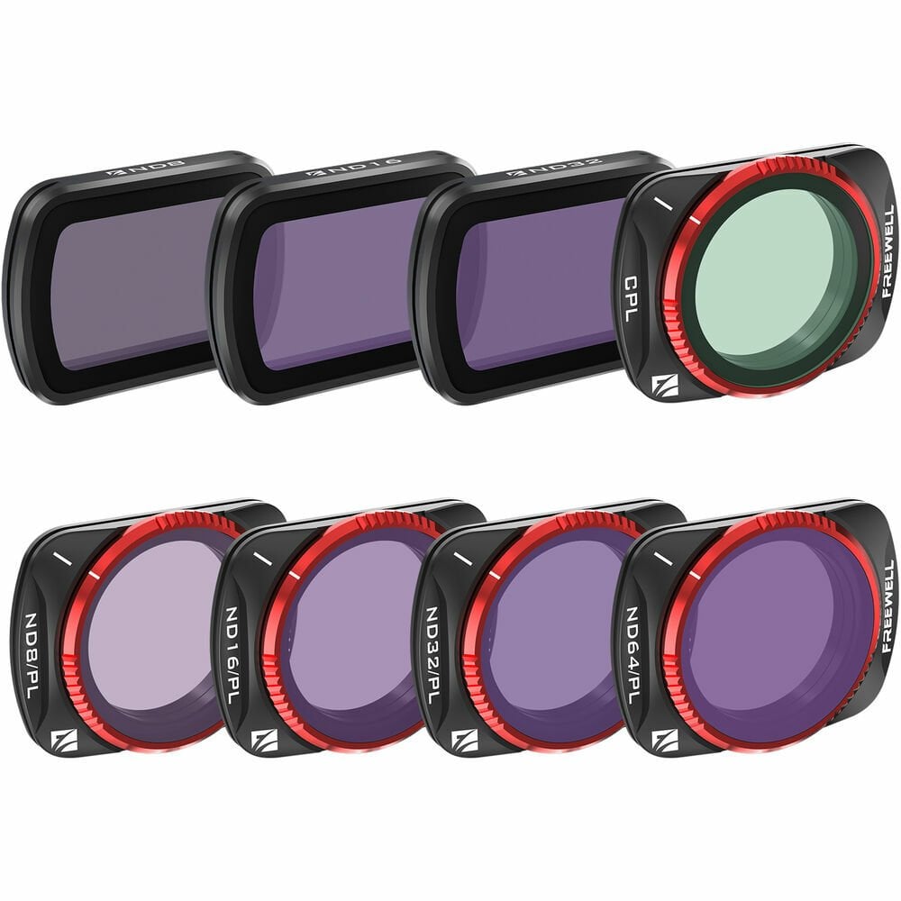 Freewell All Day 8 Pack ND/PL Filtre Seti (Osmo Pocket 3) FW-OP3-ALD