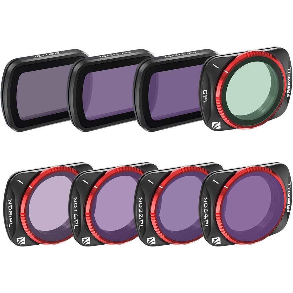 Freewell All Day 8 Pack ND/PL Filtre Seti (Osmo Pocket 3) FW-OP3-ALD