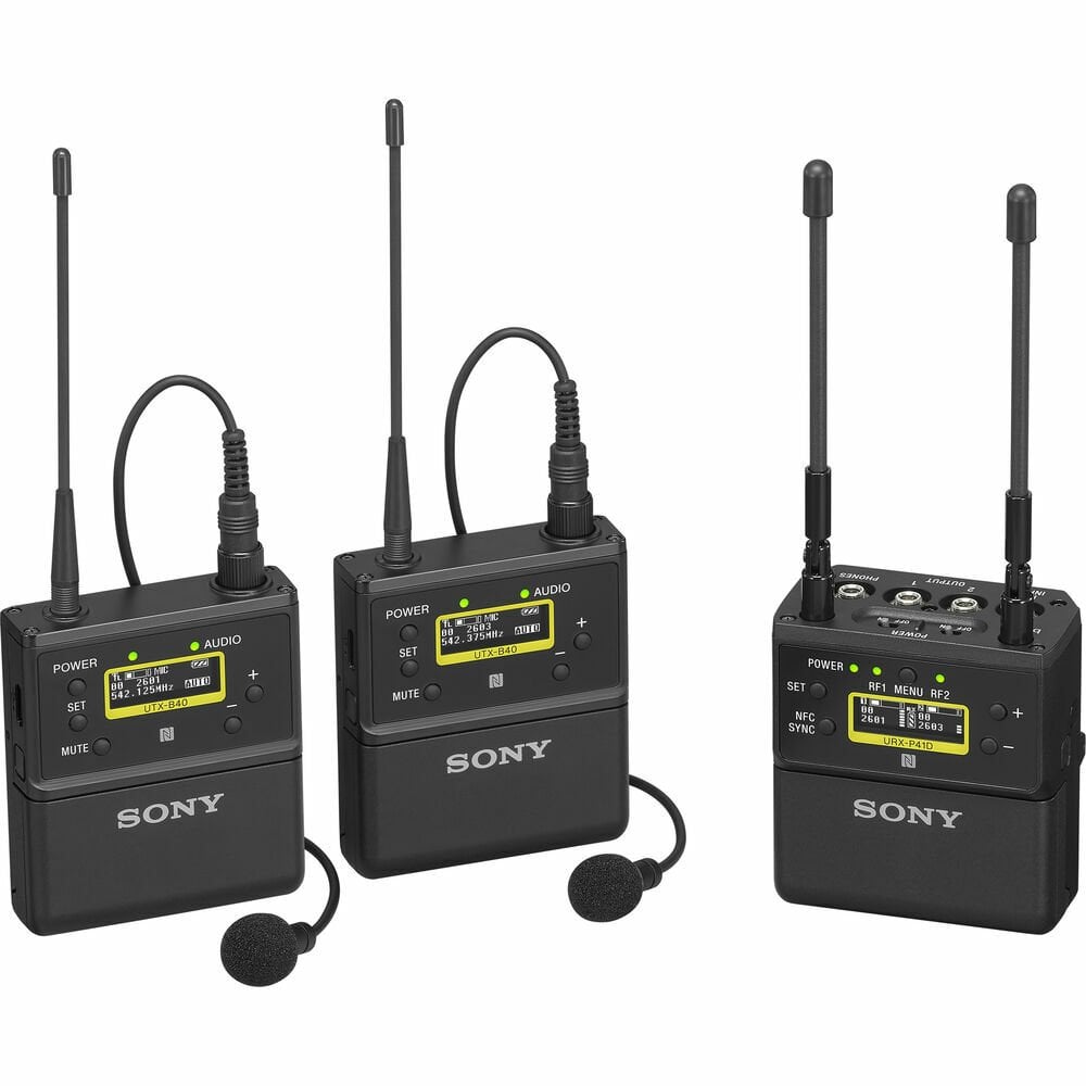 Sony UWP-D27 İkili Kablosuz Yaka Mikrofonu