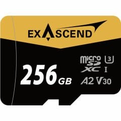 Exascend 256GB 175MB/s A2 V30 MicroSD Hafıza Kartı
