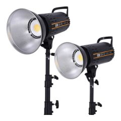 GDX HD-120II C BiColor 2'li Işık Seti 120W Fotoğraf ve Video LED Işığı
