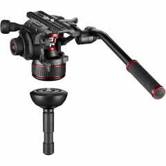 Manfrotto MVK612TWINGA Nitrotech 612 & Alu Twin GS Video Tripod