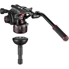 Manfrotto MVK612TWINGA Nitrotech 612 & Alu Twin GS Video Tripod