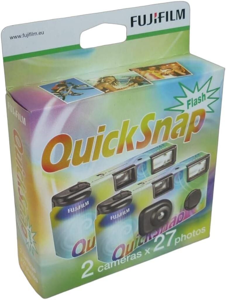 Fujifilm QuickSnap Çek At 27 Poz Fotoğraf Makinesi - 2'li Paket (SKT: 01-2026)
