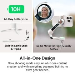 Insta360 Flow 2 Pro Gimbal Creator Bundle (Stone Gray)