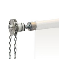 Gdx Sonsuz Beyaz Fon Perde (Kumaş) 2.70x5.80 Metre, Boru, Makara, Zincir