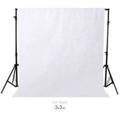 GDX Seyyar Beyaz Fon Perde (Katlanabilir Kumaş) 3x3 Metre