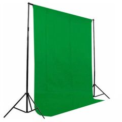 Gdx Seyyar Yeşil Fon Perde (Katlanabilir Kumaş) 3x3 Metre