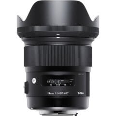 Sigma 24mm f/1.4 DG HSM (Art Serisi) Lens - (Nikon) - Sigma Hatıra Bezi Hediyeli