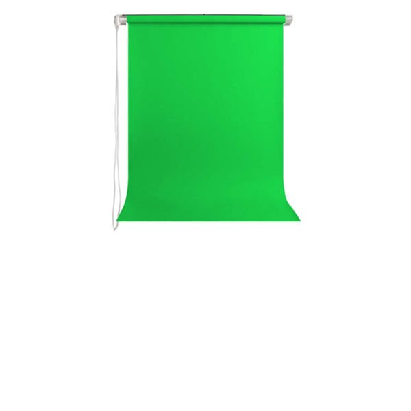 GDX Kumaş Yeşil Fon Perde 65x120 cm, Boru, Makara, Zincir