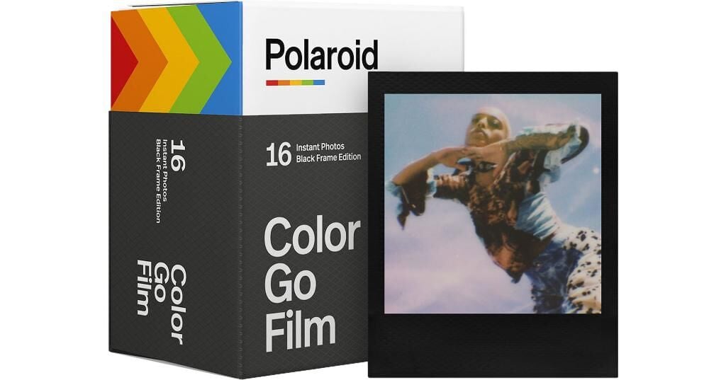 Polaroid Color Go Black Frames Edition Film 16 Poz (SKT: 12-2024)