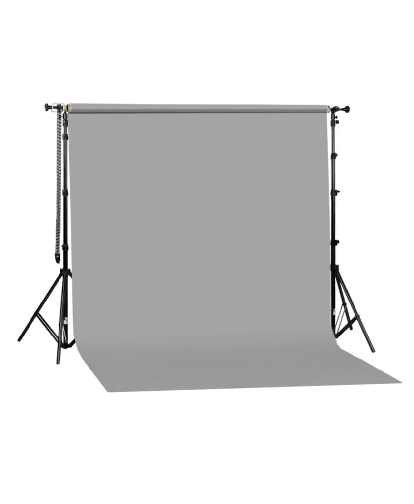 GDX Seyyar Kağıt Sonsuz Stüdyo Fon Perde (Grey/Gri) 2.70x11 Metre