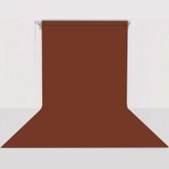 GDX Sabit (Tavan & Duvar) Kağıt Sonsuz Stüdyo Fon Perde (Chestnut) 2.70x11 Metre