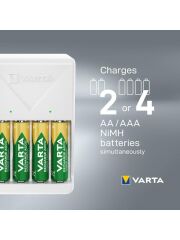 Varta 57657 Plug Charger Şarj Cihazı + 2100mAh Şarjlı Pil