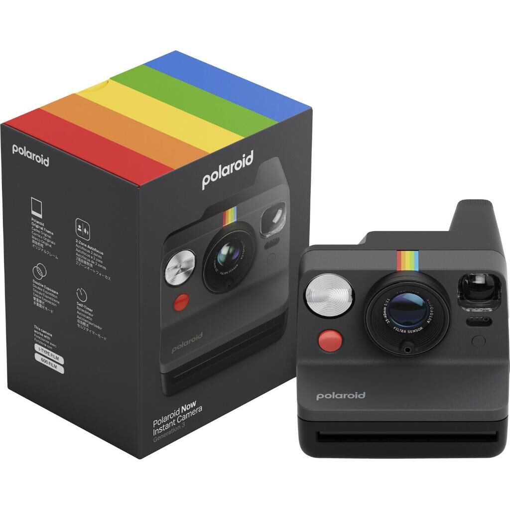Polaroid Now Gen3 (Siyah)