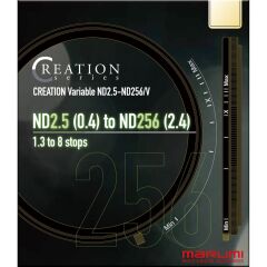 Marumi 82mm Creation Variable ND2.5-ND256/V Filtre