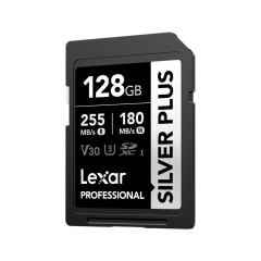 Lexar 128GB Silver Plus 255MB/s SDXC Hafıza Kartı