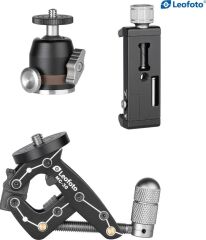 Leofoto MC-30 + MBH-19 + PC-90II Clamp Kamera ve Telefon Kiti