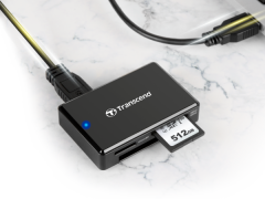 Transcend RDF8 USB 3.1 Gen1 SD/MicroSD/CF Kart Okuyucu (Siyah)