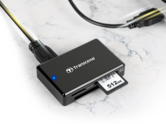 Transcend RDF8 USB 3.1 Gen1 SD/MicroSD/CF Kart Okuyucu (Siyah)