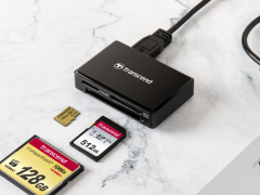 Transcend RDF8 USB 3.1 Gen1 SD/MicroSD/CF Kart Okuyucu (Siyah)