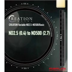 Marumi 77mm Creation Variable ND2.5-ND500/Basic Filtre