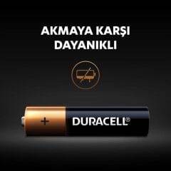 Duracell AAA 10'lU Alkalin İnce Kalem Pil (SKT: 03-2035)