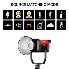 GVM PRO-SD300B 300W Bi-Color LED Video Işığı Lantern Softbox Seti