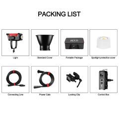 GVM PRO-SD650B 650W Bi-Color LED Video Işığı Softbox Seti (V-mount & Mesh Bluetooth)