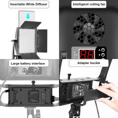 GVM LT100S Bi-Color Panel LED Video Işığı