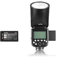 Godox V1 TTL Yuvarlak Kafa Bataryalı Tepe Flaş (Sony)