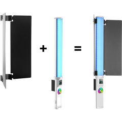 GVM Barndoors for T20R LED Wand Light