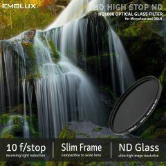Emolux 82mm ND1000 Neutral Density Filtre (10 Stop)