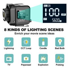 GVM SD80D Bi-Color LED Video Işığı Softbox Set