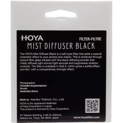 Hoya 67mm Mist Diffuser Black No. 1 Filtre