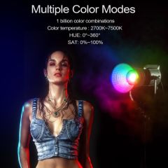 GVM SD200R RGB ve Bi-Color LED Video Işığı Softbox Set