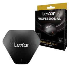 Lexar RW500 Multi-Card 3in1 SD/microSD/CF Kart Okuyucu