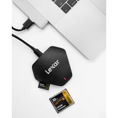 Lexar RW500 Multi-Card 3in1 SD/microSD/CF Kart Okuyucu