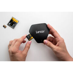 Lexar RW500 Multi-Card 3in1 SD/microSD/CF Kart Okuyucu
