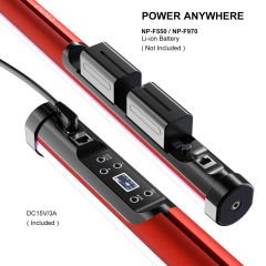 GVM BD25R RGB & Bi-color Colorful stick Tube Light