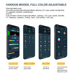 GVM BD25R RGB & Bi-color Colorful stick Tube Light