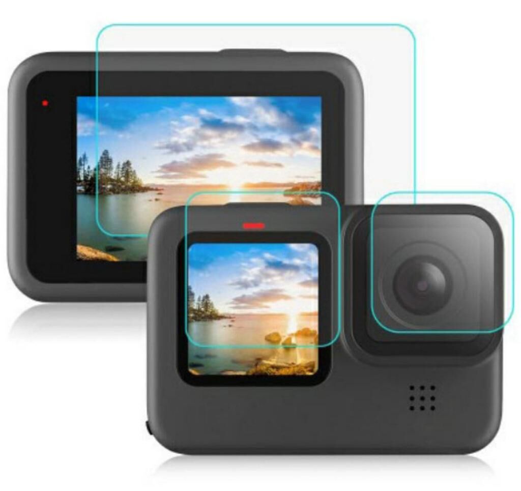 OEM Gopro Hero 9/10/11/12 Tamperli 3 Parça Kırılmaz Ekran Koruyucu