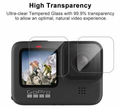 OEM Gopro Hero 9/10/11/12 Tamperli 3 Parça Kırılmaz Ekran Koruyucu