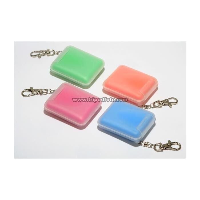 Photon Top Silikon Hafıza Kartı Kutusu - Mavi (4x SD Kart)