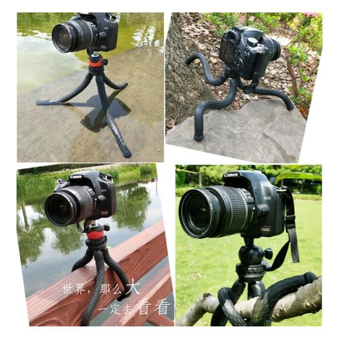 Camten TT-24 Esnek Ahtapod Masa Tripodu (Turuncu)