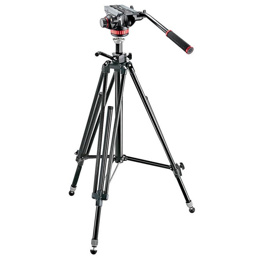 Manfrotto MVH502AH Video Head + 028B Video Tripod